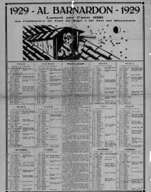 Al Barnardon 1929