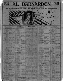 Al Barnardon 1925