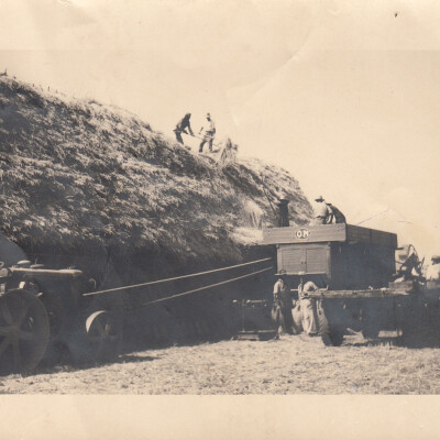 1950-Quarantoli Via Argine Nuovo cavaion gent.conc. Giorgio Morselli