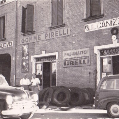 1947 Officina Mataloni Gomme Via Statale Nord gent.conc. Bianca Mataloni