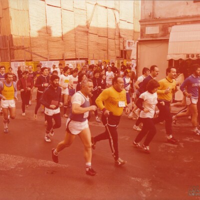 Sgambada 1978 La partenza - Gent.conc.Famiglia Marchetti