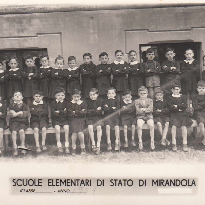 1951 Scuole Elementari Mirandola cl.I gent.conc.Giancarlo Malavasi