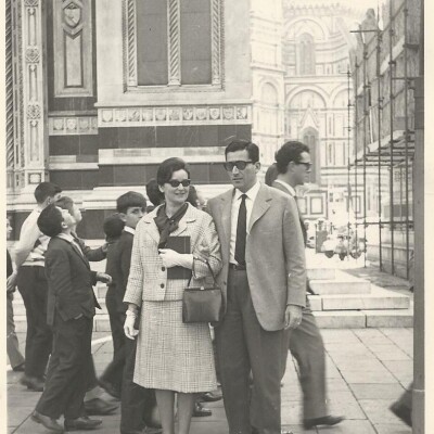 1960 Anna e Luigi Belluzzi a Firenze gent.conc. Gabriele Belluzzi