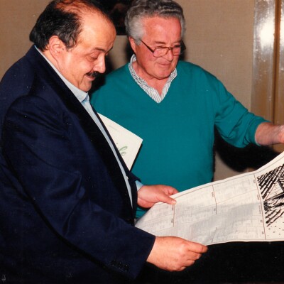 1989 Leonardo con Maurizio Costanzo