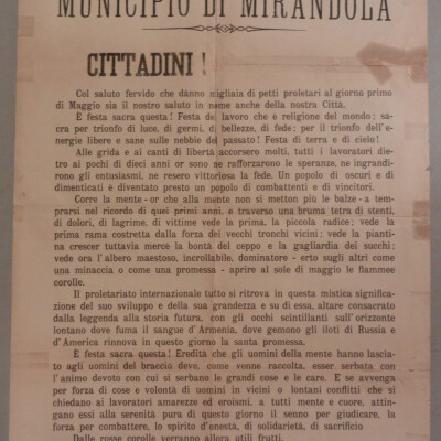 1903 Municipio di Mirandola-Cittadini- Gent.conc.Marco Mascherini