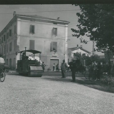 1959 asfaltatura 5 Archivio fotografico comunale