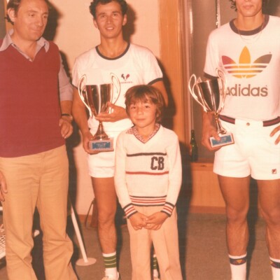 1980 Torneo tennis Finale E. - Primo G.Botturi che vince su Alberto Bonomi - Gent.conc.Giancarlo Botturi