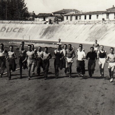 1938 Leonardo Artioli allenamento per Campionati Italiani