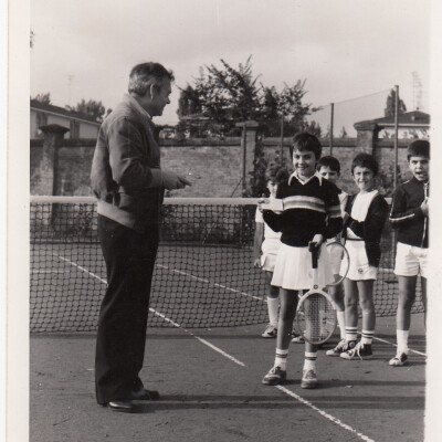 1972 Tennis club Mirandola premiazione bimbi  Monica Picchio Alessandro Luppi