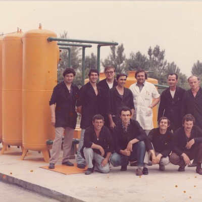 1974 Squadra manutenzione Dasco Gent.conc. Franco Chiosi