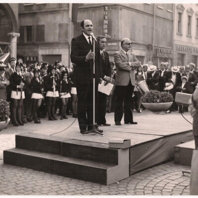 1972 Rassegna bandistica- discorso finale del Prof Giovanni Giberti- presidente regionale A-N-B-M-A