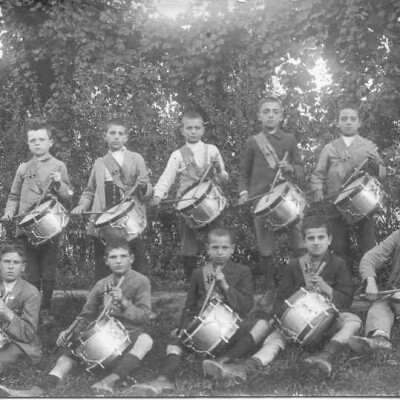 1915 Scuole elementari la squadra dei tamburini