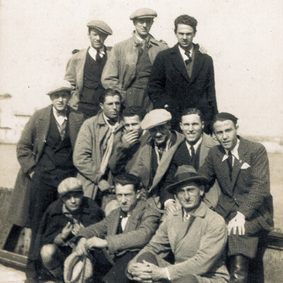 1931-Calcio-Mirandolese-trasferta-a-Pola Gent.conc. Alberto Bombarda