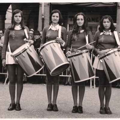 1972 Rassegna bandistica- le majorettes di Mirandola