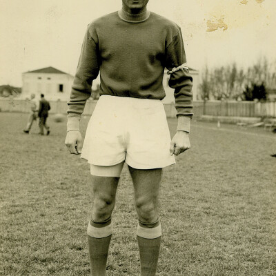 1958-Calcio-Mirandolese-Emilio-Furlani Gent.conc.Alberto Bombarda