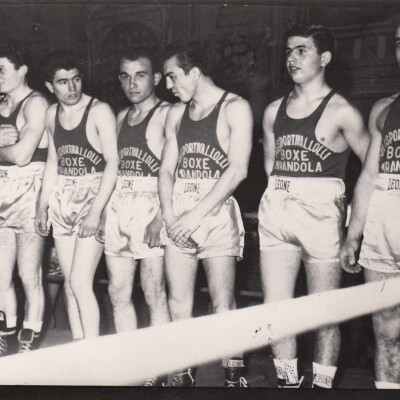 Pugilato 1960 la squadra di Boxe