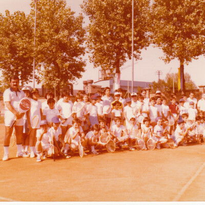 1974 Tennis club Mirandola foto di gruppo allievi