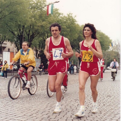 1990 Maratona 6 Comuni Alberto Pignatti - Leila Bergamini