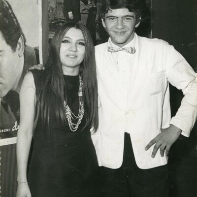 1968 Bussola Club Bruno Ferrarini con la cantante dei Jolly gent.conc. Claudio Sgarbanti