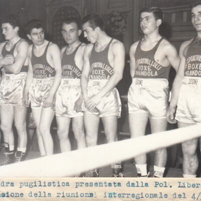 1959 Squadra pugilistica Pol.Libero Lolli - Dino Cassanelli