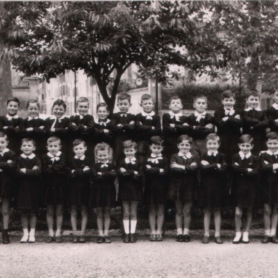 1955 Scuole elementari classe I m.stra Ceretti gent.conc. Alberto Barelli