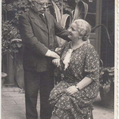 1941 La Mariannina Tioli con il marito -Gent.conc.Ugo Rossetti