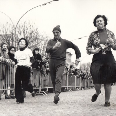 Sgambada 1975 Maria Luisa Benati -Tonino Bellini- Vera Fiozzi Gent.conc.Famiglia Marchetti