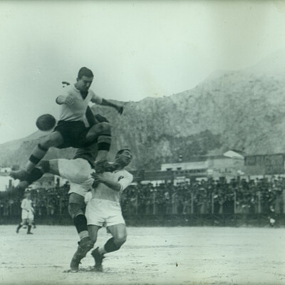 1927-Calcio-Mirandolese-Libero-Lolli Gent.conc. Alberto Bombarda