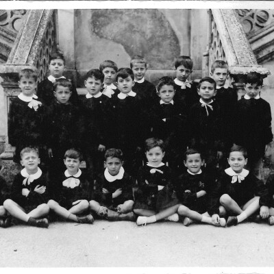 1958-Scuole Elementari Mirandola cl.I M.stra Varianini gent.conc. Giorgio Setti