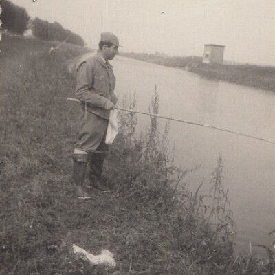 1958 Nino Fiorani in gara a Parmigiana - Moglia-Gent.conc.Nino Fiorani