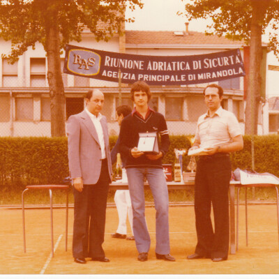 1974 Tennis club Mirandola premiazione