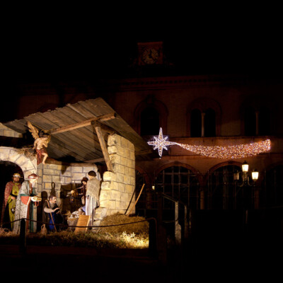 Gianni Basaglia Mirandola di notte 1