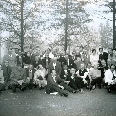 1970 Società della Scimmia pranzo sociale Roberto Neri