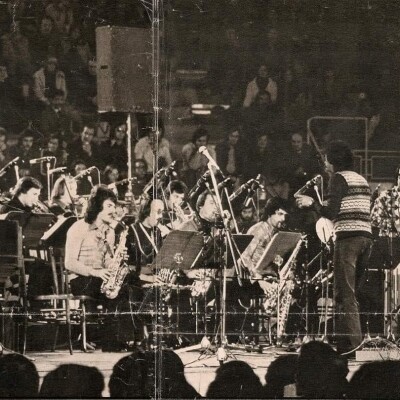 1975 Cherubino dirige la Big Band del Conservatorio di Bologna al Festival Jazz di Bologna