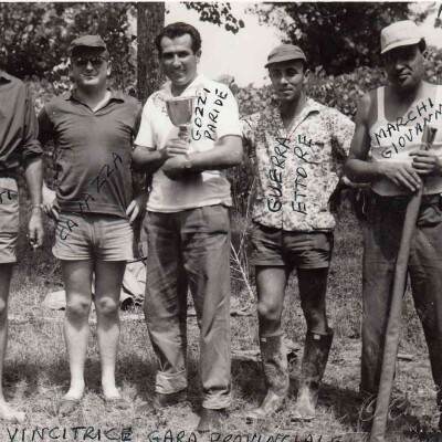 1959-Squadra-vincitrice-gara-provinciale-Gent.conc.Nino Fiorani