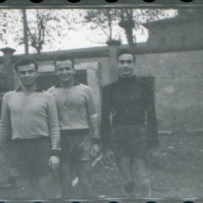 1951 Calcio Cotti-Sgarbi-Sentimenti gent.conc.Marco Macherini