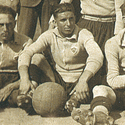 1926-Calcio-Mirandolese-Oreste-Benatti-Bighina Gent.conc. Alberto Bombarda