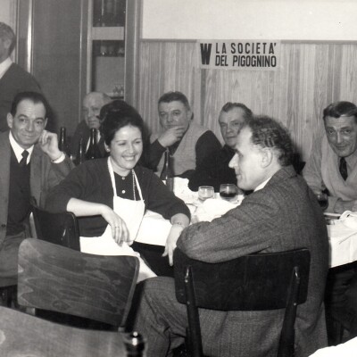 1971 Ristorante Roma membri della Società del Pigognino gent.conc.Franco Chiosi