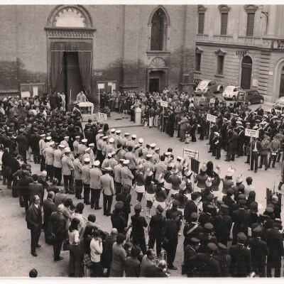 1972 Rassegna bandistica-Santa messa celebrata da Mons,Ruggero Golinelli 1