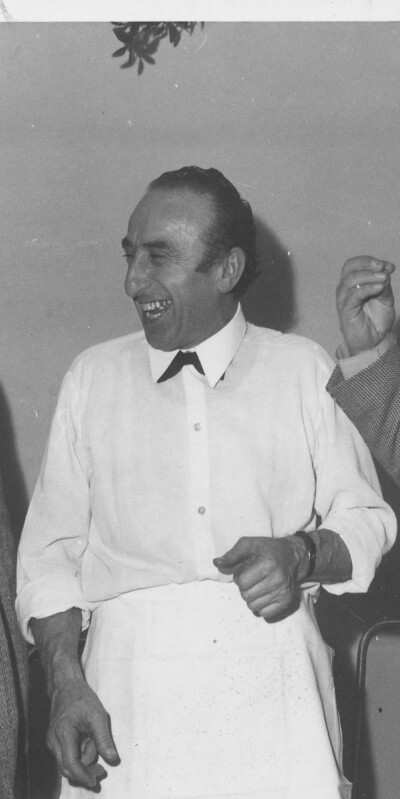 1971 Quinto Cremaschi al ristorante Barchessa