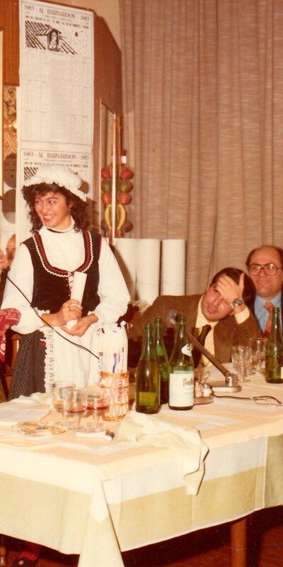 1982 le maschere di Tugnon e Mirandolina