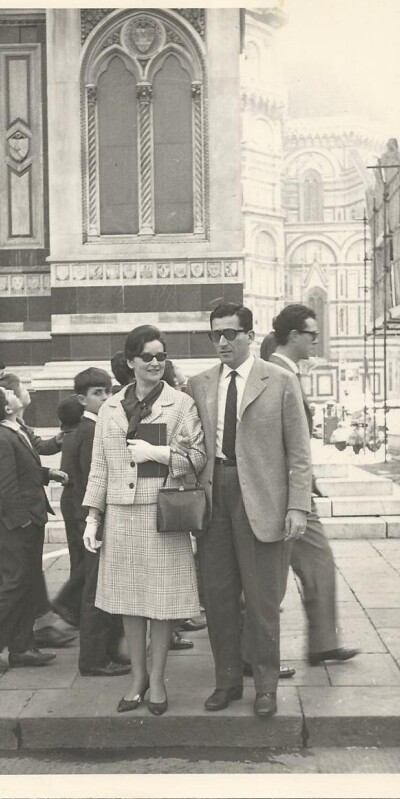 1960 Anna e Luigi Belluzzi a Firenze gent.conc. Gabriele Belluzzi