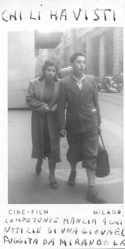 1949 Nevio Malagoli e la Zoe. cartoleria Zoe