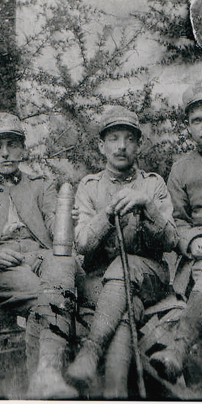 1918 -I Guerra Mondiale-secondo a sx Mario Belluzzzìi