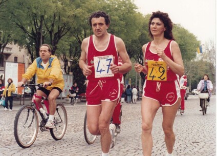 1990 Maratona 6 Comuni Alberto Pignatti - Leila Bergamini