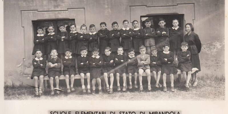 1951 Scuole Elementari Mirandola cl.I gent.conc.Giancarlo Malavasi