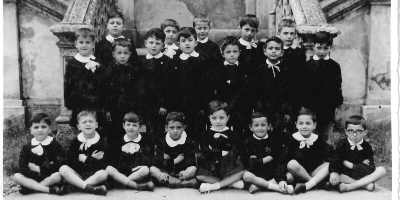 1958-Scuole Elementari Mirandola cl.I M.stra Varianini gent.conc. Giorgio Setti