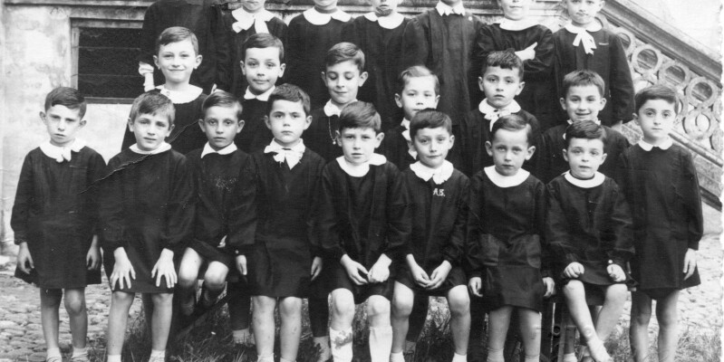 1957 Scuole elementari classe I M.stra Scalari gent.conc. Giovanni Frassoldati